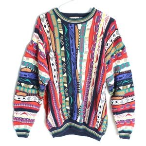 Vintage Cotton Traders Knit Cosby Sweater Large